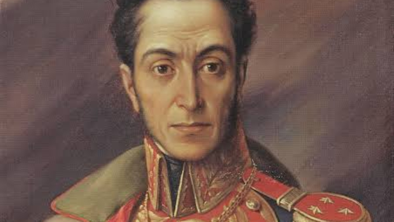 Retrato de Simón Bolívar